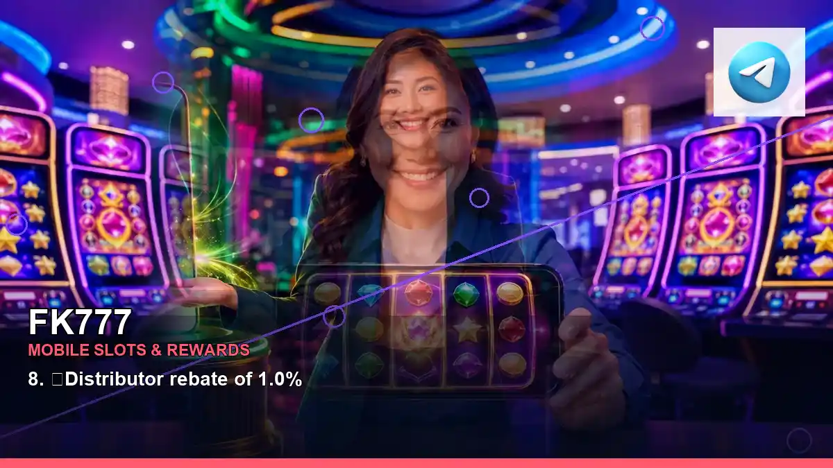 FK777 burst free spins slot games featuring an adult Filipina casino host with a centered composition
