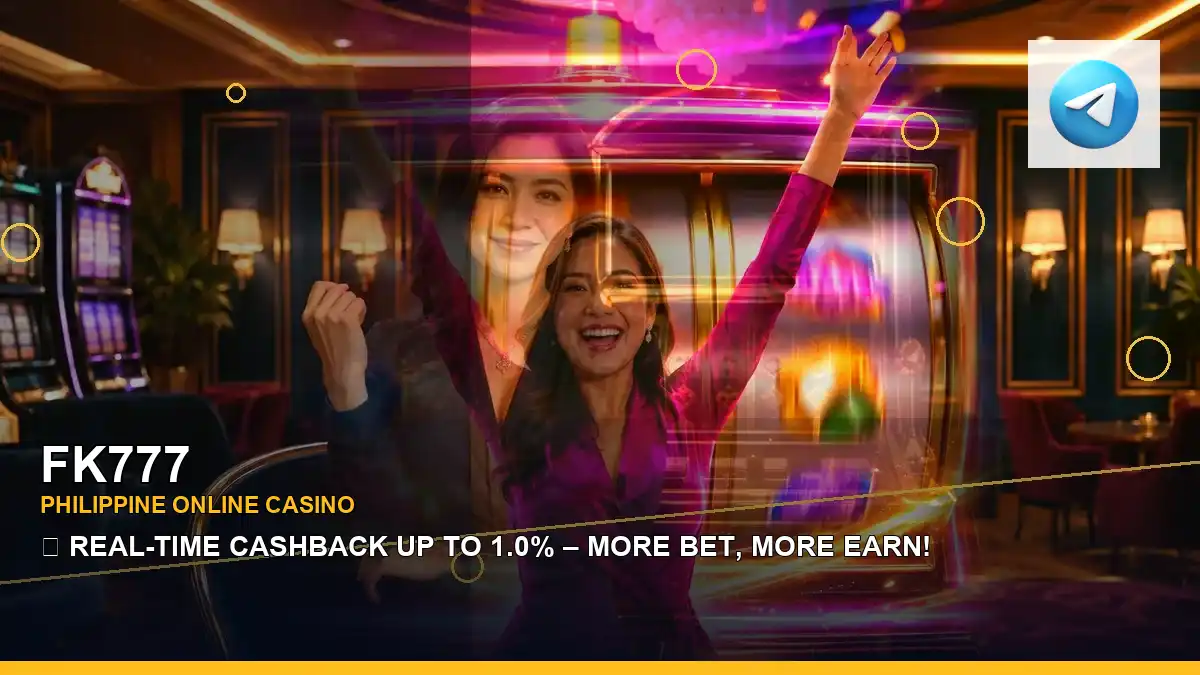 FK777 right close-up coins casino cashback rewards highlighting mobile-friendly casino play