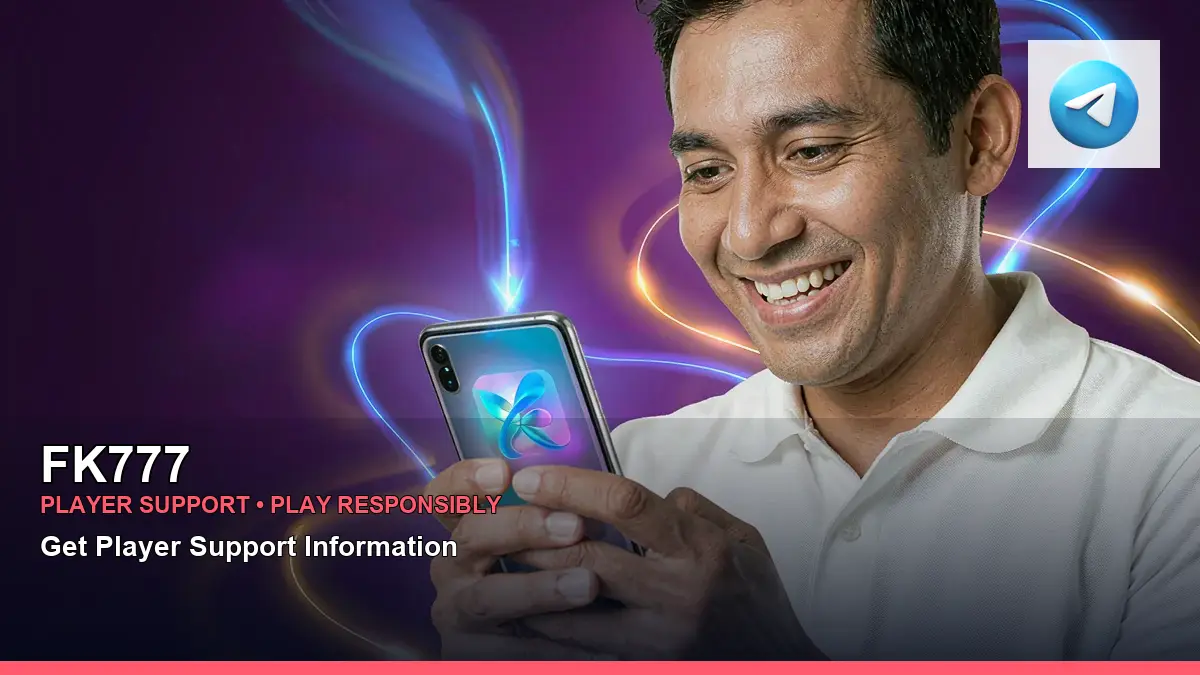 FK777 download mobile casino app featuring an adult Filipina casino host with a install arrow composition
